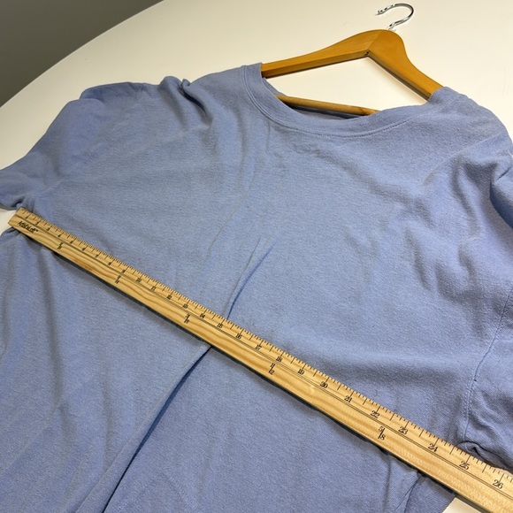 Free People Beach Blue T-Shirt Size Large - Picture 4 of 6